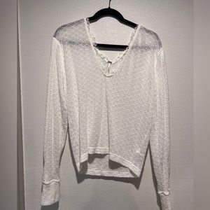 White freepeople Long sleeve